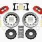 Wilwood Narrow Superlite 4R Front Hat Kit 14.00in Drill Red 2007-Up Jeep Wrangler