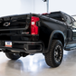 AWE Tuning 22-23 GMC Sierra 1500 AT4X 6.2L 0FG Catback Split Dual (Flat Bumper) - Diamond Black Tips