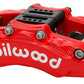 Wilwood Caliper - AT6 Lug Mount Red 1.75in/1.38in/1.38in Piston .75in Rotor - Right Side
