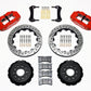 Wilwood Narrow Superlite 6R Front Hat Kit 12.88in Drill Red 88-93 Corvette C4