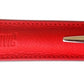 Akrapovic Leather Pencile sleeve - red