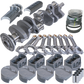 Eagle Chevy Pro Street 384 Rotating Assembly 4140 Crankshaft w/ 4340 I Beam Rods &amp; Flat Top Pist