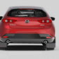 Rally Armor 19-22 Mazda3 GT Sport Hatch Black UR Mud Flap w/ Dark Grey Logo