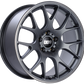 BBS CH-R 19x9.5 5x120 ET35 Satin Titanium Polished Rim Protector Wheel -82mm PFS/Clip Required