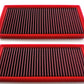 BMC 2014 Land Rover Discovery IV 3.0 Replacement Panel Air Filter (2 Filters Req.)