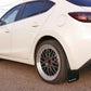 Rally Armor 14-18 Mazda 3/Speed3 Red UR Mud Flap w/ White Logo