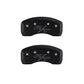 MGP 4 Caliper Covers Engraved Front & Rear Vintage Style/RT Red finish silver ch
