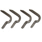 Lund 07-17 Chevy Silverado 1500 Std. Cab EZ Running Board Mounting Bracket Kit - Brite