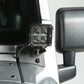 Rugged Ridge 07-18 Jeep Wrangler JK Textured Black Windshield Aux. Light Mounting Brackets