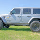 N-Fab RKR Step System 2019 Jeep Wrangler JT 4 Door Truck Full Length - Tex. Black - 1.75in