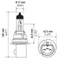 Hella 9007 HB5 12V 65/55W Halogen Bulb PX29t