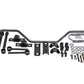 Hellwig 05-15 Toyota Tacoma 4WD w/ 4-6in Lift Solid Heat Treated Chromoly 3/4in Rear Sway Bar