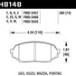 Hawk 90-93 Mazda Miata Base 1.6L HPS 5.0 Front Brake Pads