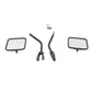Rampage 1955-1983 Jeep CJ5 Side Mirrors - Black