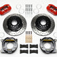 Wilwood Dynapro Low-Profile 11.00in P-Brake Kit Drill-Red 55-57 Chevy 2.34in Offset