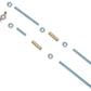 Spectre Air Cleaner Stud Kit (Modular) - Silver