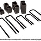 Skyjacker 1997-1997 Ford F-250 HD 4WD Without Towing Package Suspension Block and U-Bolt Kit