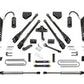 Fabtech 11-16 Ford F250 4WD w/o Factory Overload 8in 4Link Sys w/4.0 R/R & 2.25