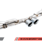 AWE Tuning Porsche 991 GT3 / RS SwitchPath Exhaust - Chrome Silver Tips