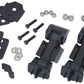 Kentrol 07-18 Jeep Wrangler JK Hood Catch Pair- Textured Black