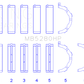 King Ford Prod. V8 4.6L/5.4L Will Not Fit 13-14 GT500 (Size STD) Performance Main Bearing Set