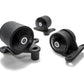 Innovative 90-93 Accord F-Series Black Steel Mounts 85A Bushings