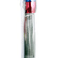 Spectre Stainless Steel Flex Fuel Line 3/8in. ID - 3ft. w/Clamps Red/Blue