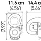 Hella Horn Kit Bx Black Air 1Tone 12/24V