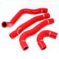Torque Solution 08-15 Mitsubishi Evolution X Silicone Radiator Hose Kit - Red