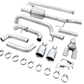 AWE 0FG 21+ Ford F150 Dual Split Rear Exhaust - 5in Chrome Silver Tips