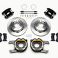 Wilwood D154 P/S Park Brake Kit Jeep Dana 35 2.56 Off 5-lug w/ lines