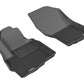 3D MAXpider 2011-2019 Mitsubishi Outlander Sport Kagu 1st Row Floormat - Black