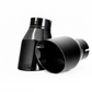AWE Tuning Audi B9 A4 Touring Edition Exhaust Dual Outlet - Diamond Black Tips (Includes DP)