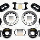 Wilwood Narrow Superlite 4R Rear P-Brk Kit 12.88in Drilled 58-64 Olds/Pontiac Ends 2.81in Offset