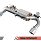 AWE Tuning BMW F22 M235i / M240i Touring Edition Axle-Back Exhaust - Diamond Black Tips (102mm)