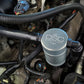 J&L 05-10 Ford Mustang GT Driver Side Oil Separator 3.0 V2 - Clear Anodized