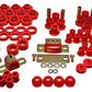 Energy Suspension 80-86 Jeep CJ7 Red Hyper-Flex Master Bushing Set