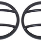Kentrol 07-18 Jeep Wrangler JK Fog Light Cover Pair - Textured Black