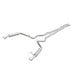 MagnaFlow Cat Back, SS, 2.5in, Competition, Dual Split Polished 4.5in Tips 2015 Ford Mustang V6 3.7L