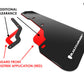 Rally Armor 18-22 Subaru Crosstrek Lift/AT Red UR Mud Flap w/ Black Logo