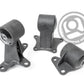 Innovative 94-97 Accord F-Series Black Steel Mounts 75A Bushings (EX Chassis)