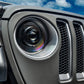 Oracle Oculus Bi-LED Projector Headlights for Jeep JL/Gladiator JT - Satin Silver - 5500K