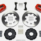 Wilwood Forged Dynalite Front Hat Kit 12.19in Red 02-06 Acura RSX-5 Lug