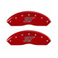 MGP 4 Caliper Covers Engraved Front & Rear ST Red finish silver ch