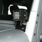 Rugged Ridge 07-18 Jeep Wrangler JK Textured Black Windshield Aux. Light Mounting Brackets