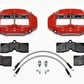 Wilwood D8-6 Front Caliper Kit Red Corvette C2 / C3 65-82