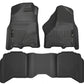 Husky Liners 2012 Dodge Ram 1500/2500 Crew Cab WeatherBeater Combo Black Floor Liners