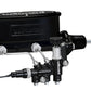 Wilwood HV Tandem M/C Kit w L/H Bracket & Prop Valve - 15/16in Bore Black-W/Pushrod