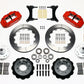 Wilwood Narrow Superlite 6R Front Hub Kit 12.88in Red 79-87 GM G Body
