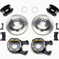 Wilwood D154 P/S Park Brake Kit 12 Bolt 2.81in Offset Staggered Shock